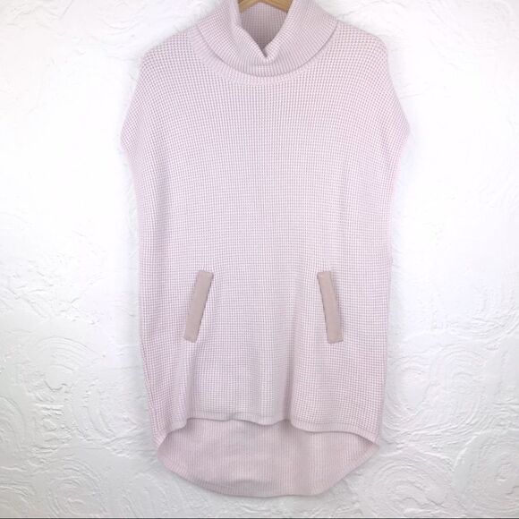 Rachel Cole Blush Pink Waffle Knit Popover Tunic - Picture 1 of 8